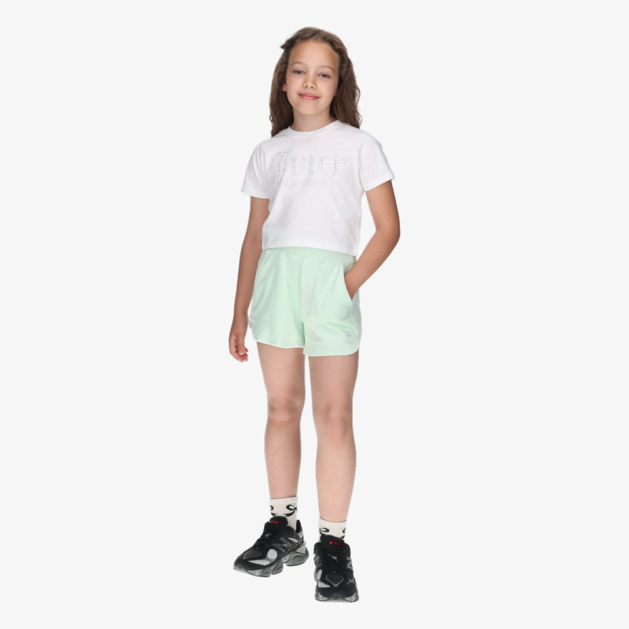 Juicy Couture Melegítő Shirred Waist Velour Short & Baby Tee Se 