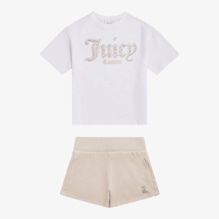 Juicy Couture Melegítő Oversize Tee & Velour Short Set 