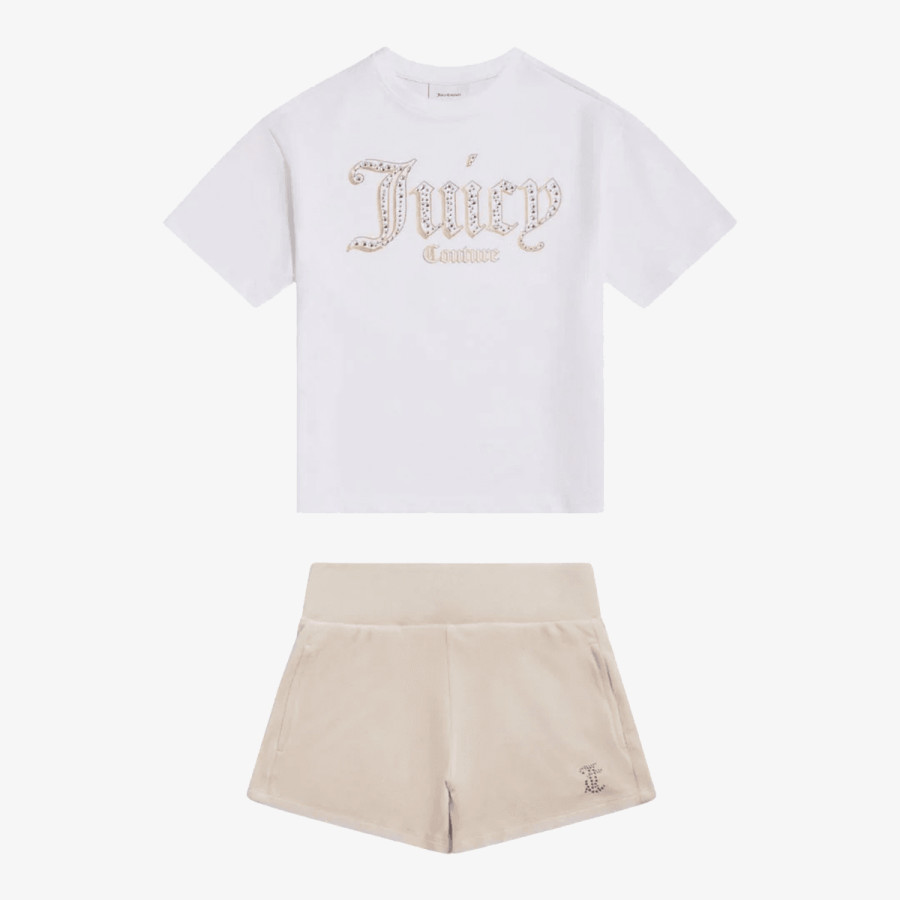 Juicy Couture Melegítő Oversize Tee & Velour Short Set 