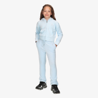 Juicy Couture Melegítő Cropped Velour Diamante Zip Thru & Bootc 