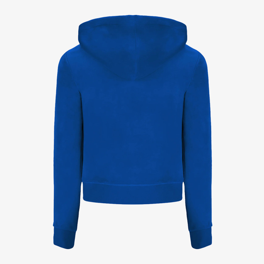 Juicy Couture Kapucnis pulóver ZIP THROUGH HOODIE WITH  ZIP PULL &  JC 