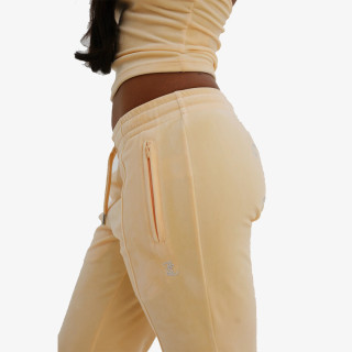 Juicy Couture Melegítőnadrág VELOUR TRACK PANT WITH DIAMANTE BRANDIN 