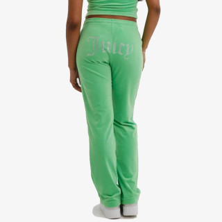 Juicy Couture Melegítőnadrág VELOUR TRACK PANT WITH DIAMANTE BRANDIN 