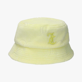 Juicy Couture Sapka ELEANNA MONOGRAM TOWELLING BUCKET HAT 