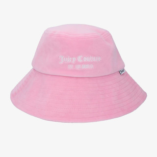 Juicy Couture Sapka VELOUR LONG BRIM BUCKET HAT 