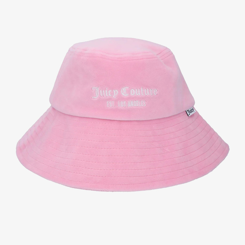 Juicy Couture Sapka VELOUR LONG BRIM BUCKET HAT 