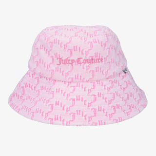 Juicy Couture Sapka TOWELLING LONG BRIM BUCKET HAT 