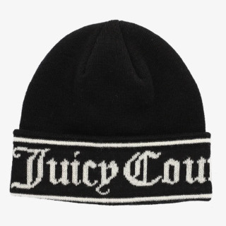 Juicy Couture Sapka INGRID FLAT KNIT BEANIE 