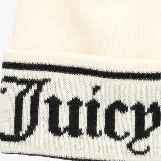Juicy Couture Sapka INGRID FLAT KNIT BEANIE 