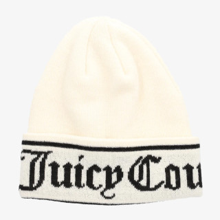 Juicy Couture Sapka INGRID FLAT KNIT BEANIE 