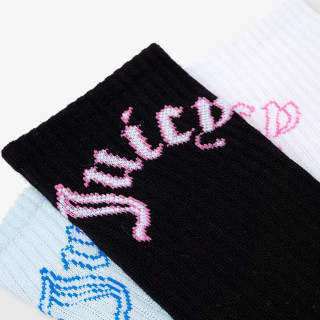 Juicy Couture Zokni MANON LOGO 3PCK 