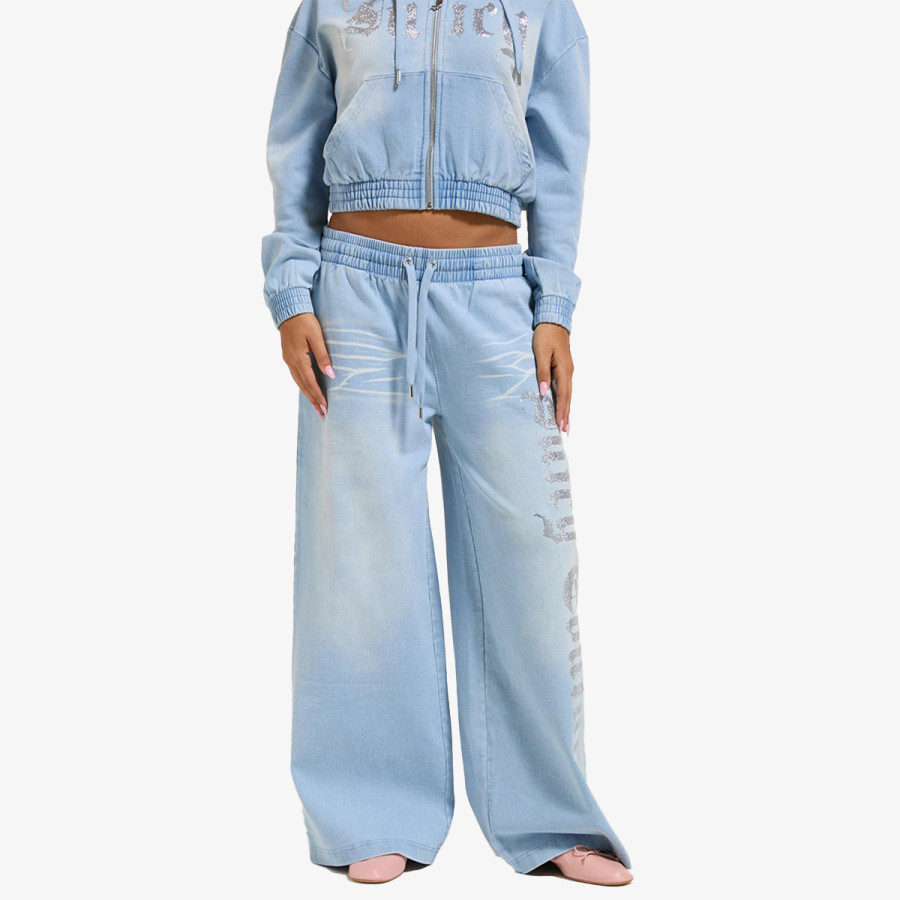 Juicy Couture Melegítőnadrág WASHED SMOCKED ANNEN 