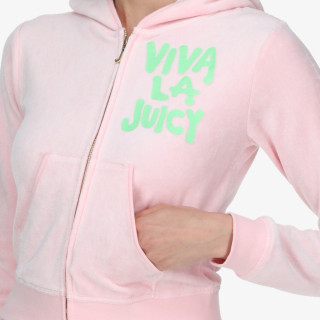 Juicy Couture Kapucnis pulóver Robyn Viva 