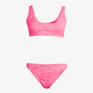Juicy Couture Kétrészes fürdőruha JASMINE JACQUARD TOWELLING BIKINI 