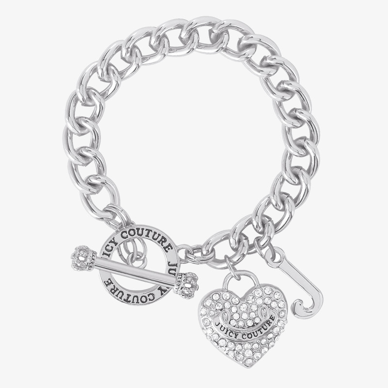 Juicy Couture Fitnesz karkötő JC HERITAGE CHAIN BRACELET 