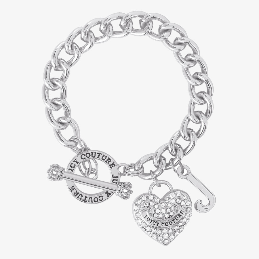 Juicy Couture Fitnesz karkötő JC HERITAGE CHAIN BRACELET 