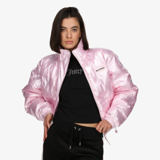 Juicy Couture Kabát MADELINE DEBOSSED PUFFER JACKET 
