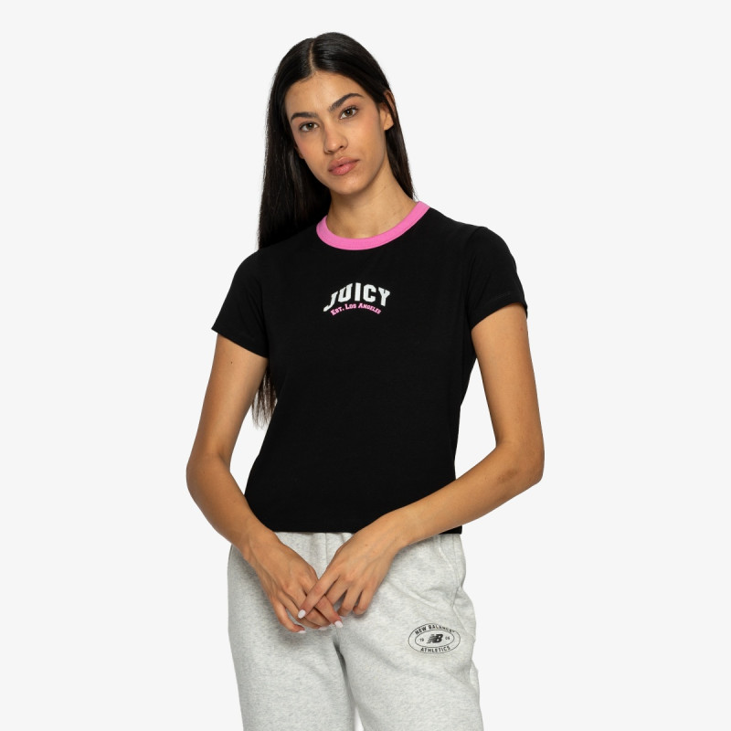 Juicy Couture Póló COLLEGIATE RING 
