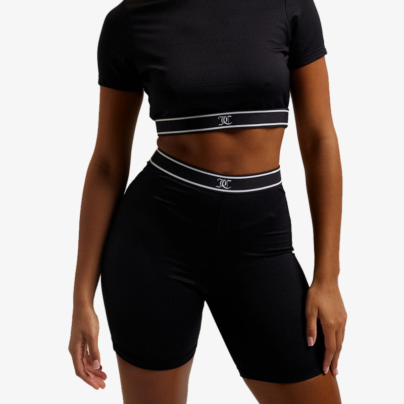 Juicy Couture Rövidnadrág RAYON RIB CYCLING SHORTS 