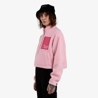 Juicy Couture Kapucnis pulóver NELLY SHERPA ZIP FLEECE 