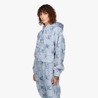 Juicy Couture Kapucnis pulóver FUR MADONNA HOODIE 