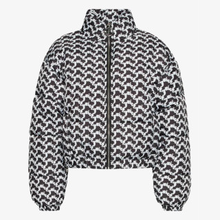 Juicy Couture Kabát MADELINE ARCHED MONO PUFFA 