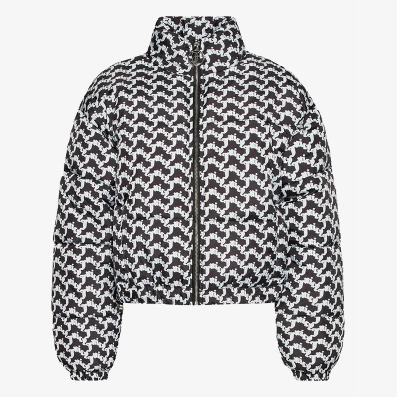 Juicy Couture Kabát MADELINE ARCHED MONO PUFFA 