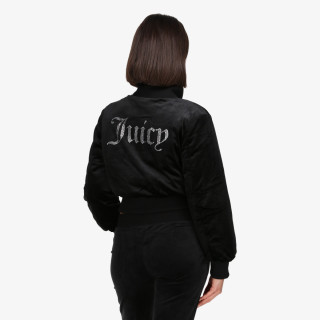 Juicy Couture Kabát RYDELL DIAMANTE BOMBER COAT 