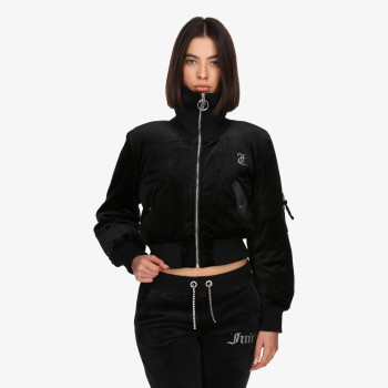 Juicy Couture Kabát RYDELL DIAMANTE BOMBER COAT 