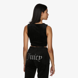 Juicy Couture Rövidített póló CAMINA CORSET TOP 