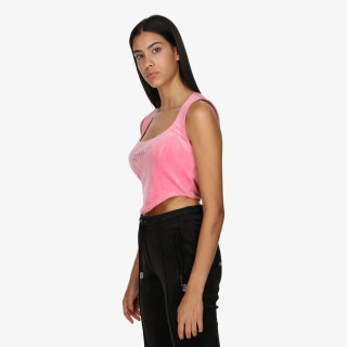 Juicy Couture Rövidített póló CAMINA CORSET TOP 