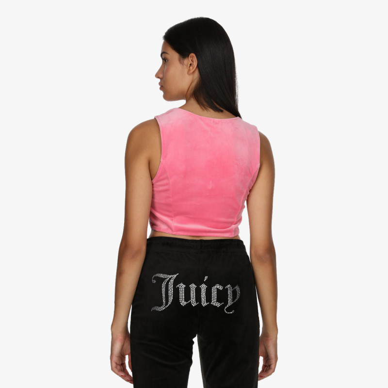 Juicy Couture Rövidített póló CAMINA CORSET TOP 
