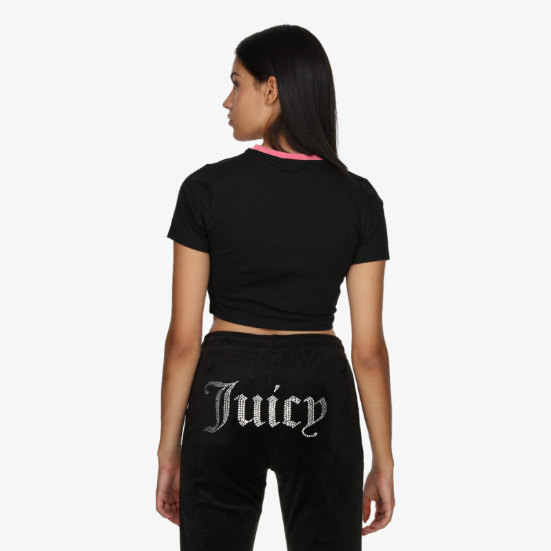 Juicy Couture Póló DUMP HIM <br />
CROP SOPHIE TEE 