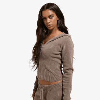 Juicy Couture Pulóver MAYA KNIT HOODI 