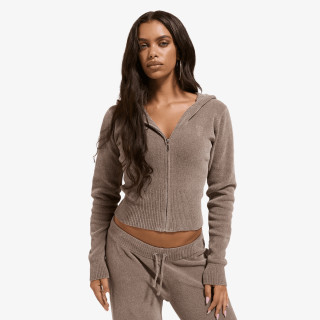 Juicy Couture Pulóver MAYA KNIT HOODI 