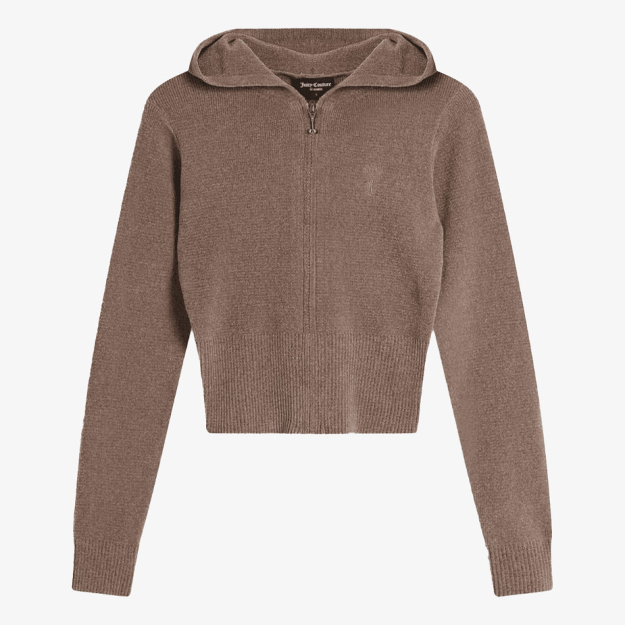 Juicy Couture Pulóver MAYA KNIT HOODI 