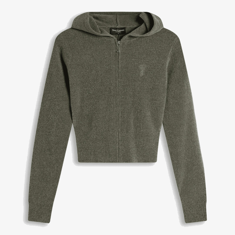 Juicy Couture Pulóver MAYA KNIT HOODI 