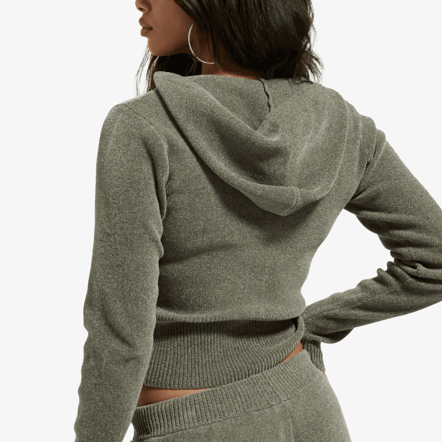 Juicy Couture Pulóver MAYA KNIT HOODI 