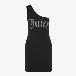 Juicy Couture Ruhák ASYMMETRIC FITTED DRESS WITH DIAMANTE 