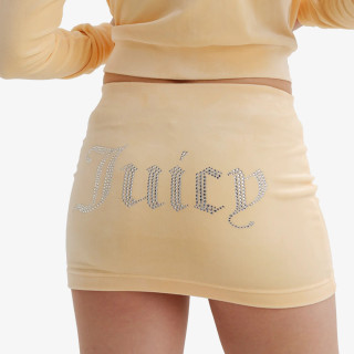 Juicy Couture Szoknya VELOUR TUBE SKIRT W/ DIAMANTE 