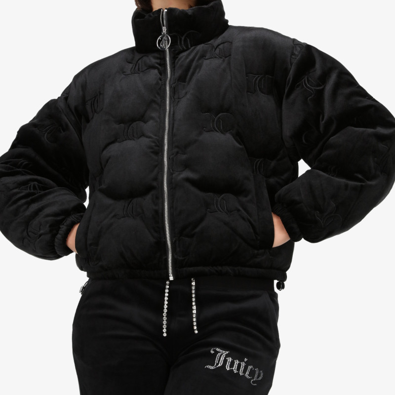 Juicy Couture Kabát MADELINE MONO PUFFA 