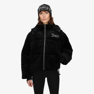 Juicy Couture Kabát ROSALIA DIAMANTE PUFFER 
