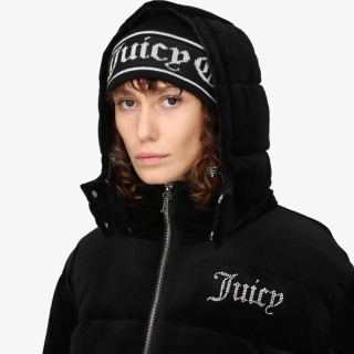 Juicy Couture Kabát ROSALIA DIAMANTE PUFFER 
