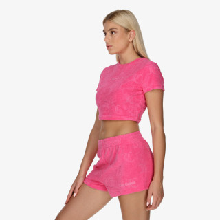 Juicy Couture Póló SOPHIE TOWELLING CROP TOP 