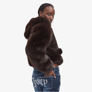Juicy Couture Kabát HADI FUR JACKET 