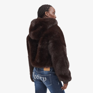 Juicy Couture Kabát HADI FUR JACKET 