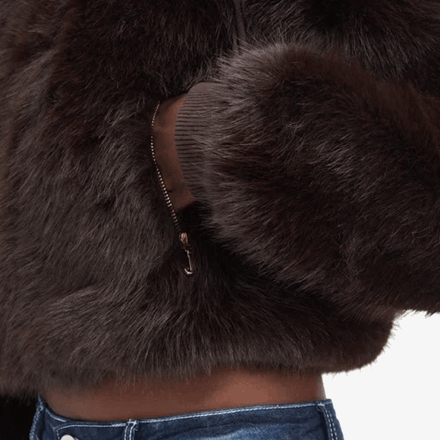 Juicy Couture Kabát HADI FUR JACKET 