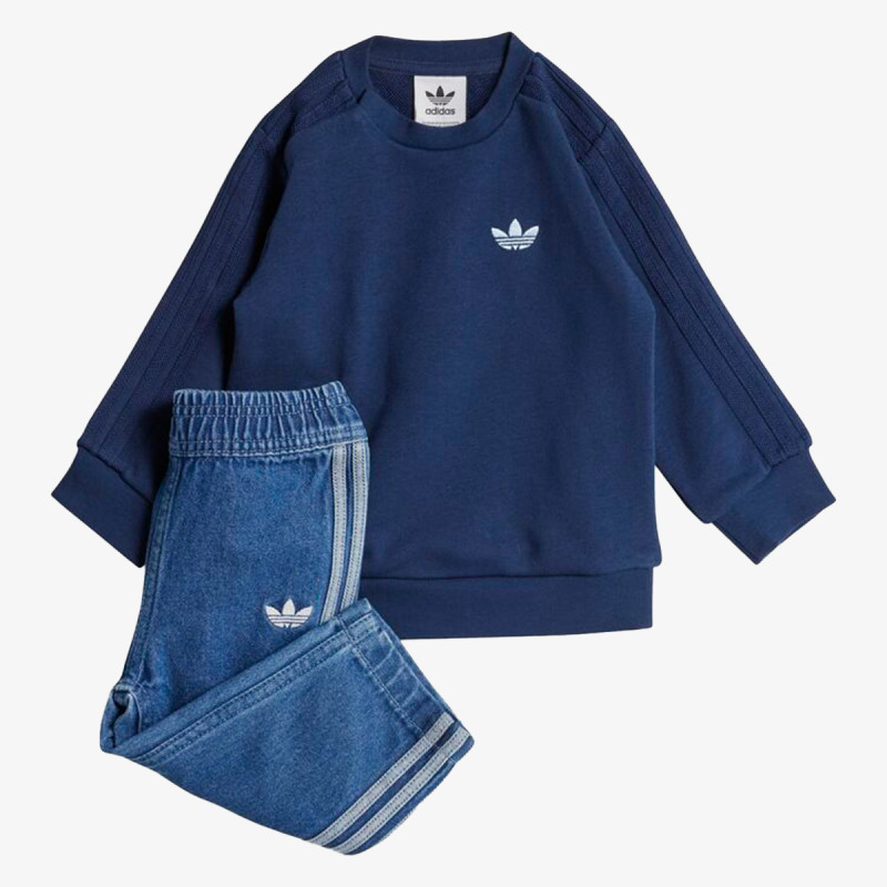 Adidas Melegítő DENIM CREW SET 
