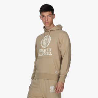 Franklin & Marshall Pulóver DIAGONAL COTTON FLEECE 