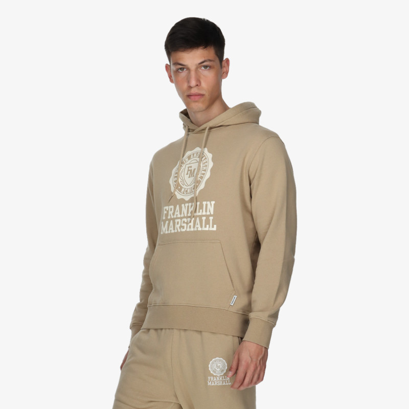 Franklin & Marshall Pulóver DIAGONAL COTTON FLEECE 